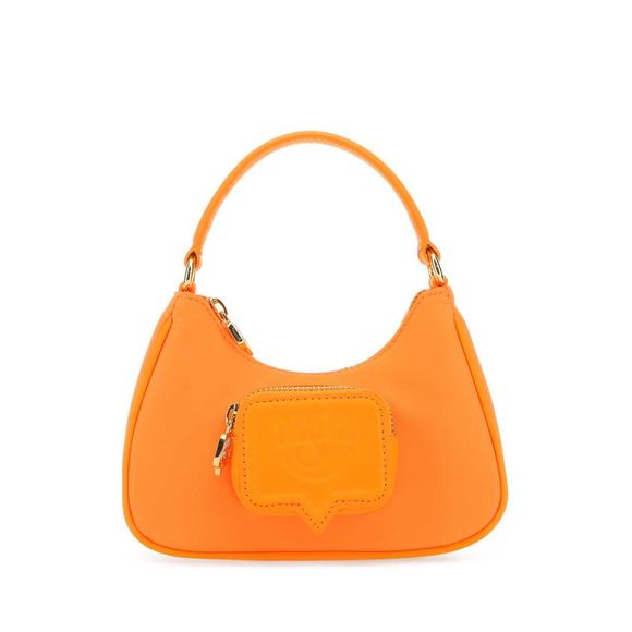 CHIARA FERRAGNI Fluo orange fabric Vicky handbag - Picture 1 of 2